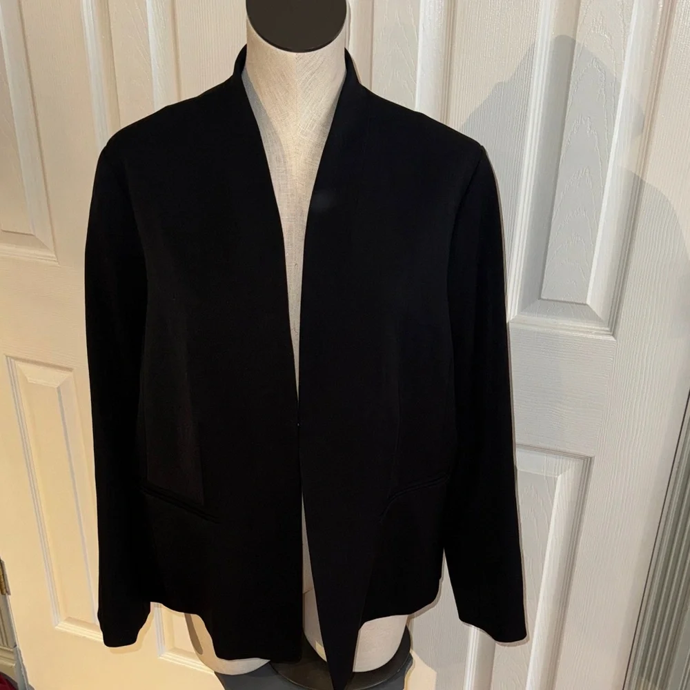 Womens‎ J. Crew Classic Black Blazer size 22